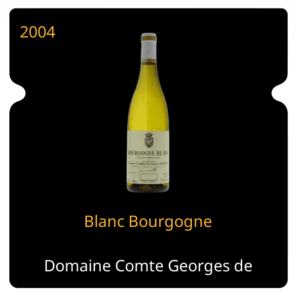 Comte Georges de Vogue Blanc Bourgogne 2004