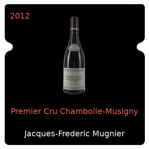 Jacques-Frederic Mugnier Premier Cru Chambolle-Musigny 2012