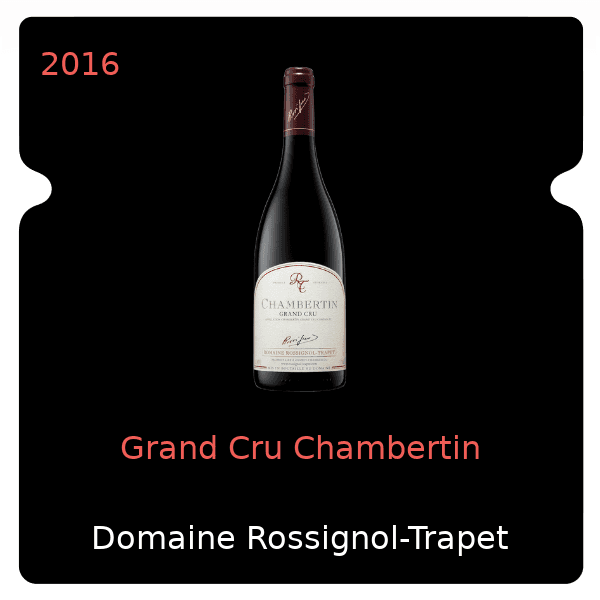 Rossignol-Trapet Grand Cru Chambertin 2016