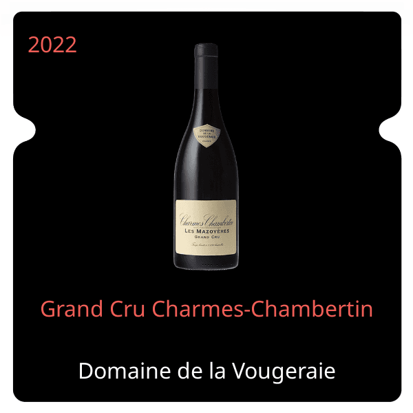 Vougeraie Grand Cru Charmes-Chambertin 2022
