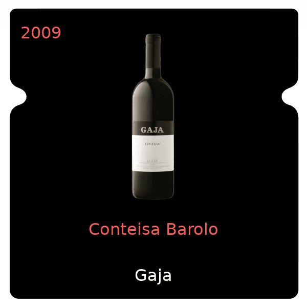 Gaja Conteisa Barolo 2009