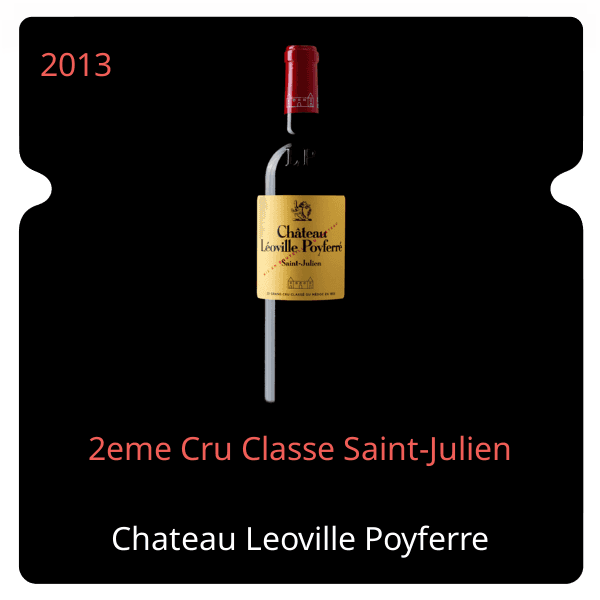 Leoville Poyferre 2eme Cru Classe Saint-Julien 2013