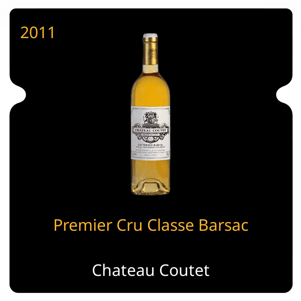 Coutet Premier Cru Classe Barsac 2011