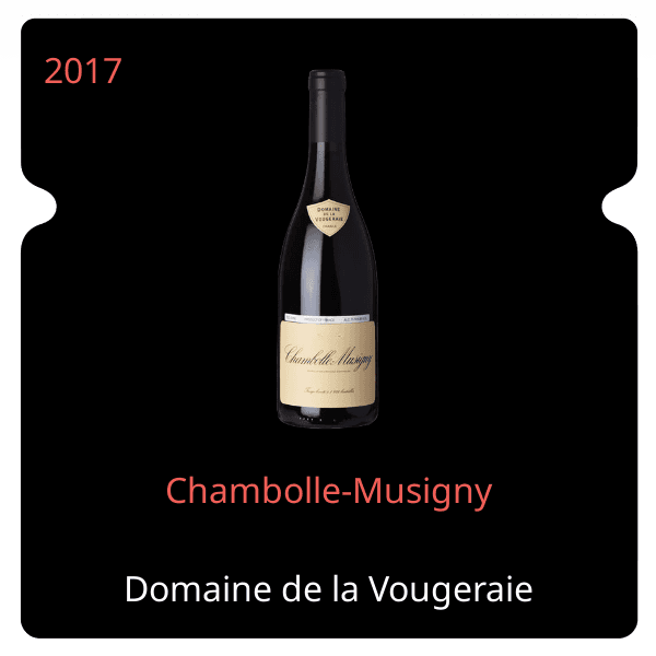 Vougeraie Chambolle-Musigny 2017