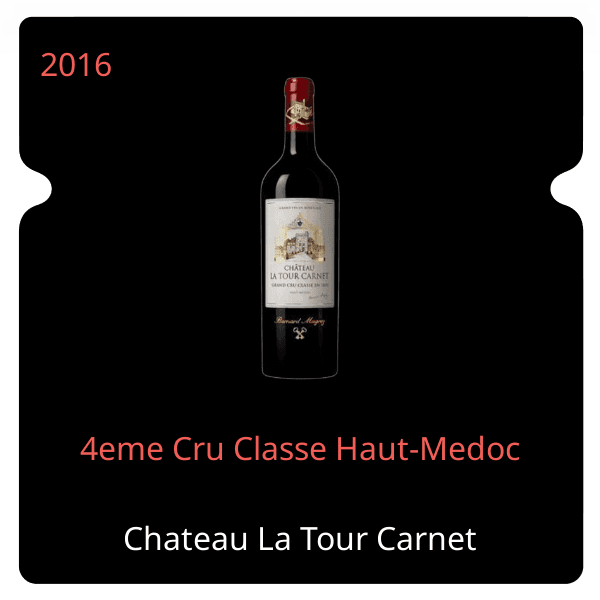 Tour Carnet 4eme Cru Classe Haut-Medoc 2016