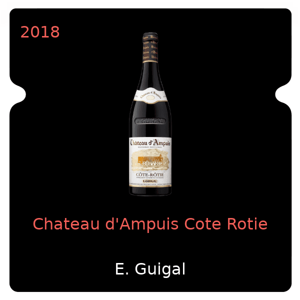 E. Guigal Chateau d'Ampuis Cote Rotie 2018