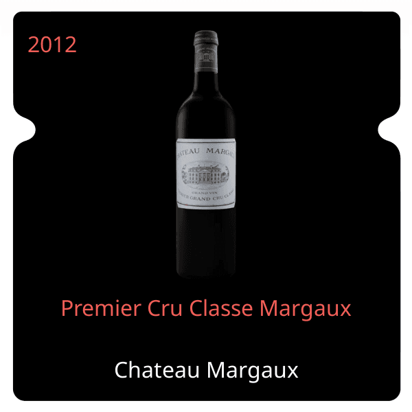 Margaux Premier Cru Classe Margaux 2012