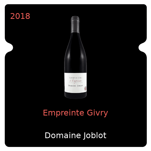Joblot Empreinte Givry 2018