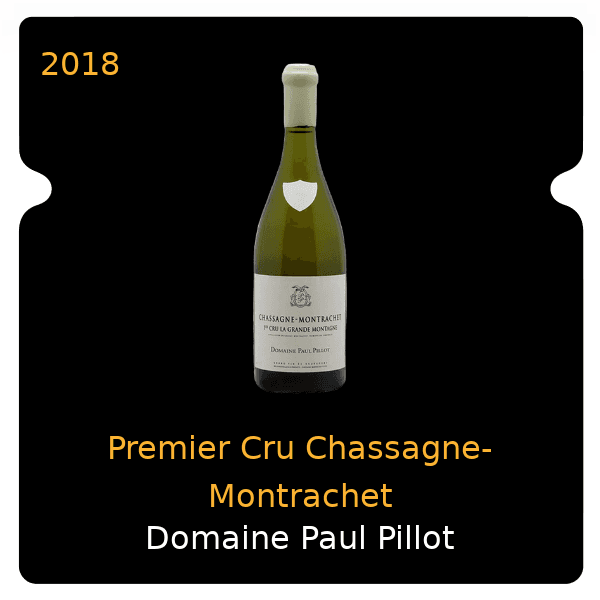 Paul Pillot Premier Cru Chassagne-Montrachet 2018