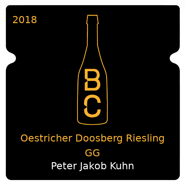 Peter Jakob Kuhn Oestricher Doosberg Riesling GG 2018