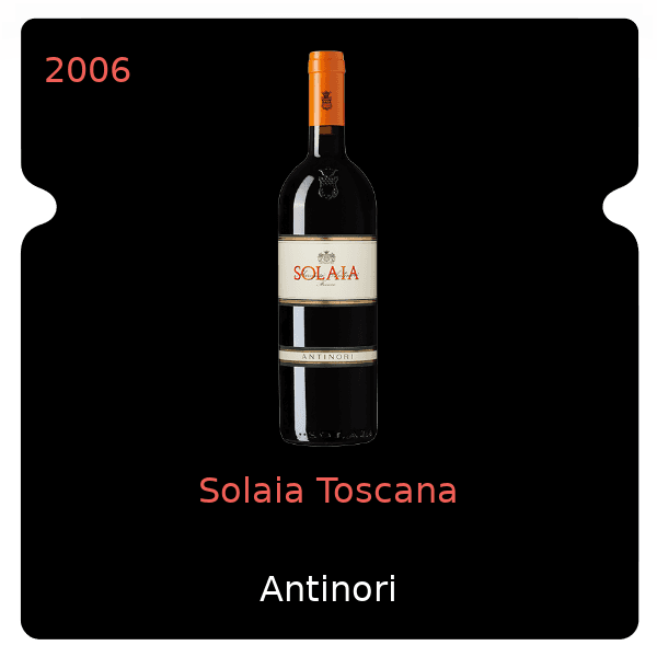 Antinori Solaia Toscana 2006
