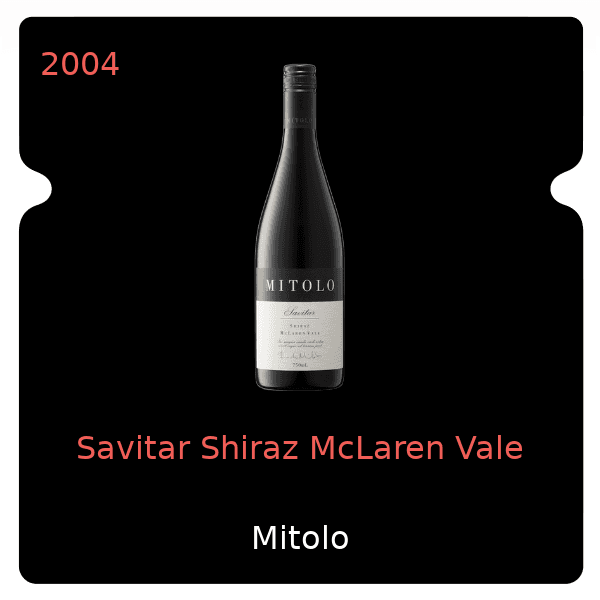 Mitolo Savitar Shiraz McLaren Vale 2004