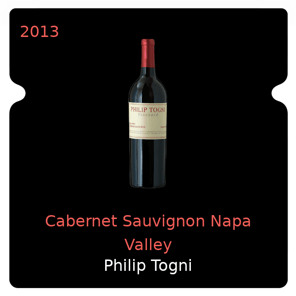 Philip Togni Cabernet Sauvignon Napa Valley 2013