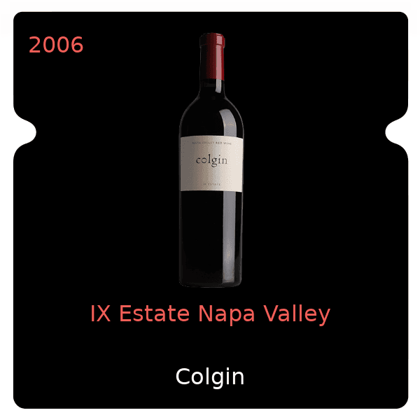 Colgin Cellars IX Estate Napa Valley 2006