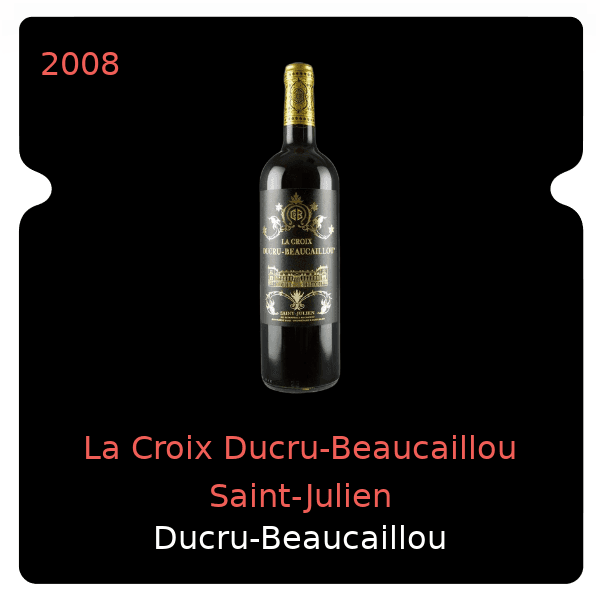 Ducru-Beaucaillou La Croix Ducru-Beaucaillou Saint-Julien 2008