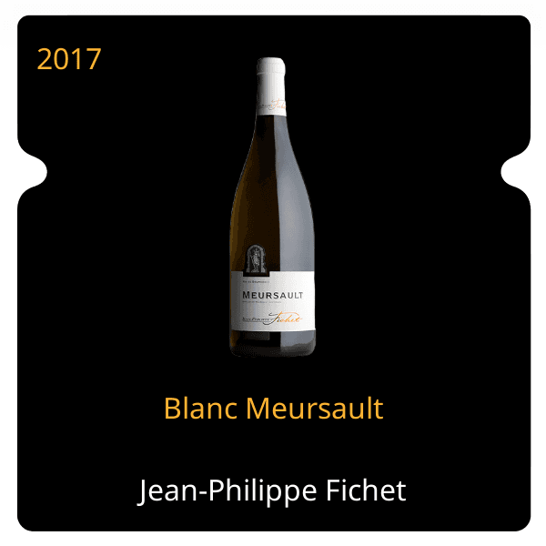 Jean-Philippe Fichet Blanc Meursault 2017