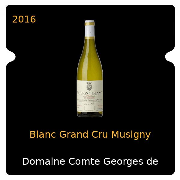 Comte Georges de Vogue Blanc Grand Cru Musigny 2016