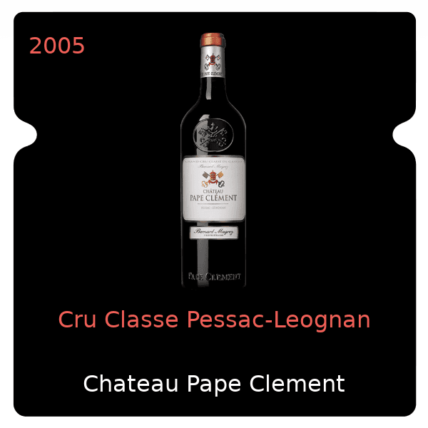 Pape Clement Cru Classe Pessac-Leognan 2005