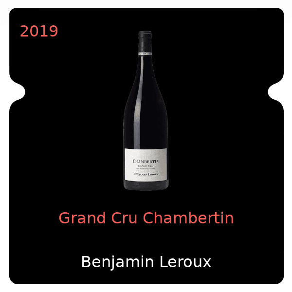 Benjamin Leroux Grand Cru Chambertin 2019