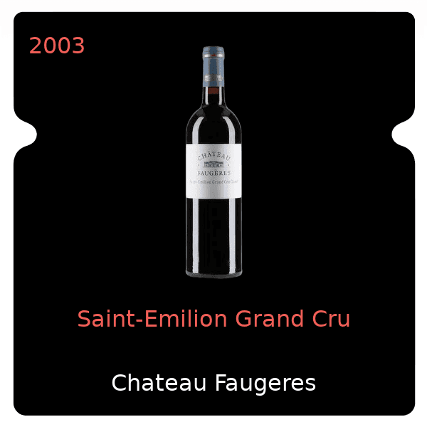 Faugeres Saint-Emilion Grand Cru 2003