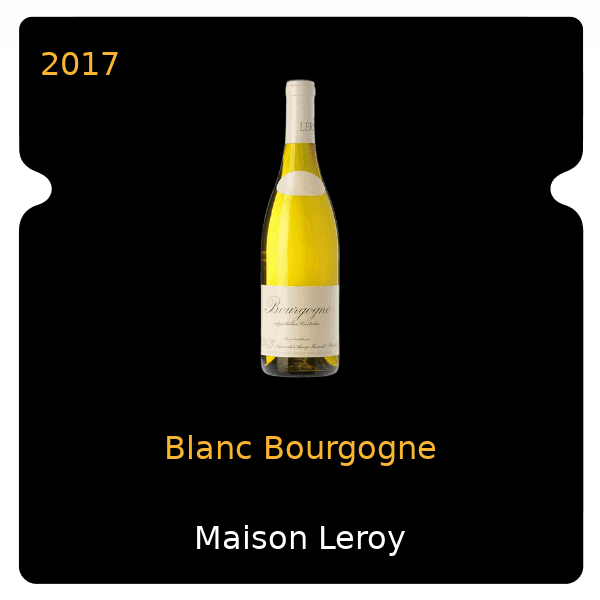 Leroy Blanc Bourgogne 2017