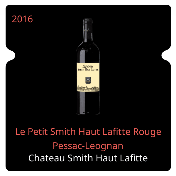 Smith Haut Lafitte Le Petit Smith Haut Lafitte Rouge Pessac-Leognan 2016