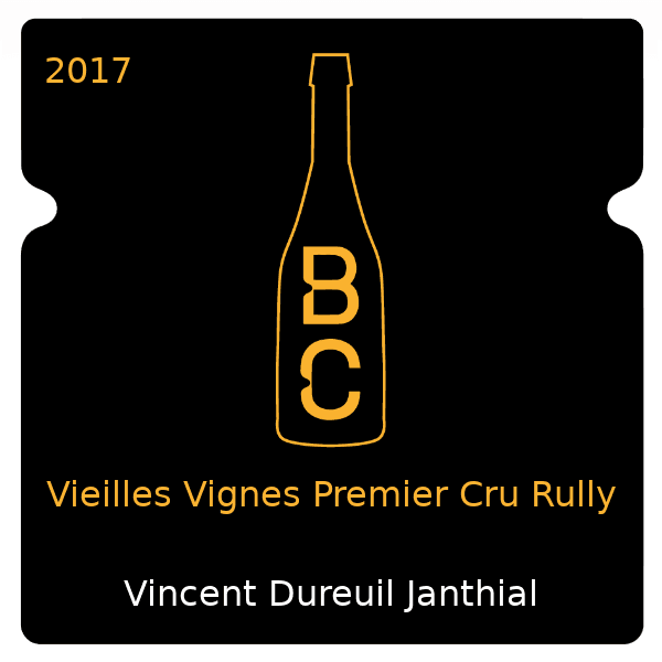 Vincent Dureuil Janthial Vieilles Vignes Premier Cru Rully 2017