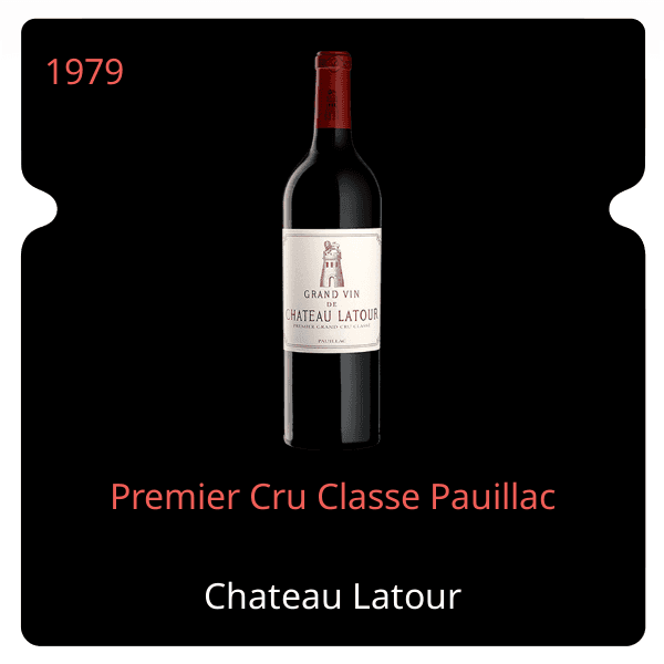 Latour Premier Cru Classe Pauillac 1979