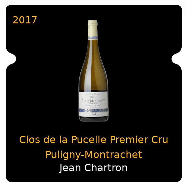 Jean Chartron Clos de la Pucelle Premier Cru Puligny-Montrachet 2017