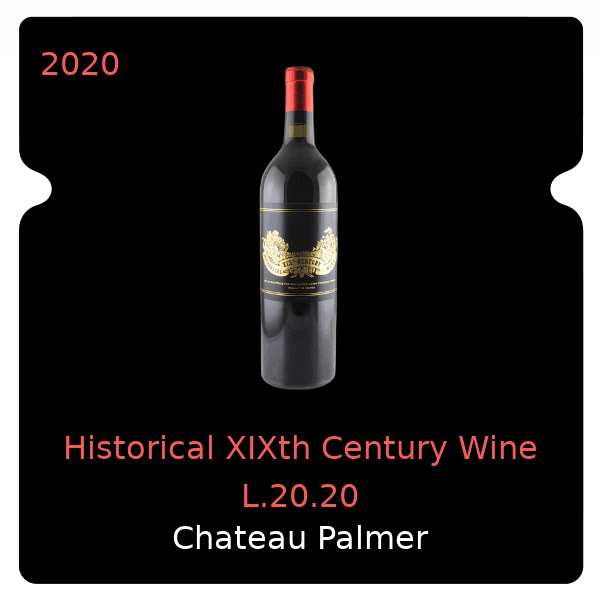 Palmer Historical XIXth Century Wine L.20.20 2020