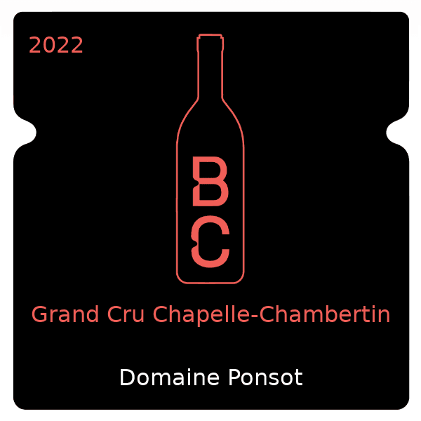 Ponsot Grand Cru Chapelle-Chambertin 2022