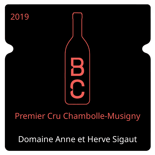 Anne et Herve Sigaut Premier Cru Chambolle-Musigny 2019