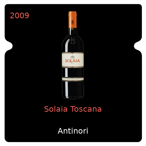 Antinori Solaia Toscana 2009