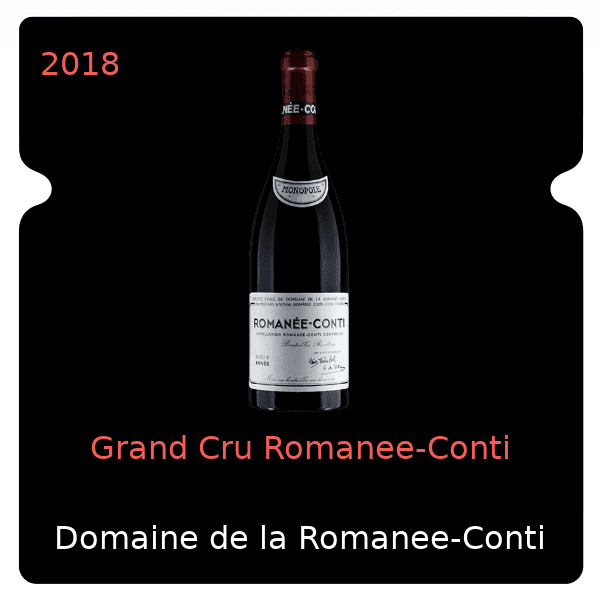 Romanee-Conti Grand Cru Romanee-Conti 2018
