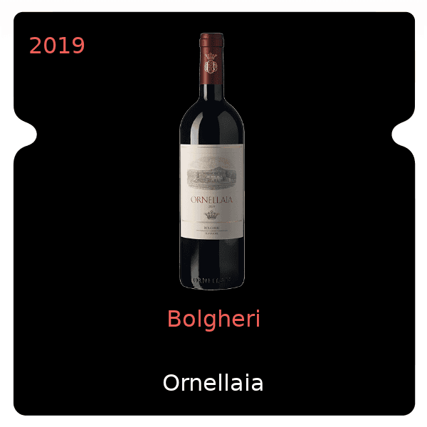 Ornellaia Bolgheri 2019
