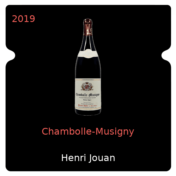 Henri Jouan Chambolle-Musigny 2019