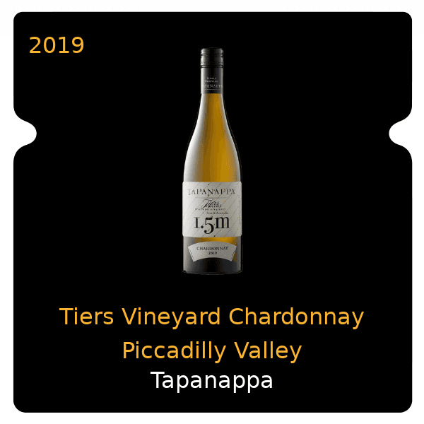 Tapanappa Tiers Vineyard Chardonnay Piccadilly Valley 2019