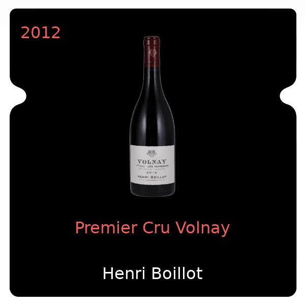 Henri Boillot Premier Cru Volnay 2012