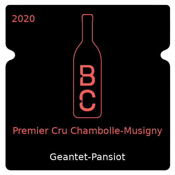 Geantet-Pansiot Premier Cru Chambolle-Musigny 2020