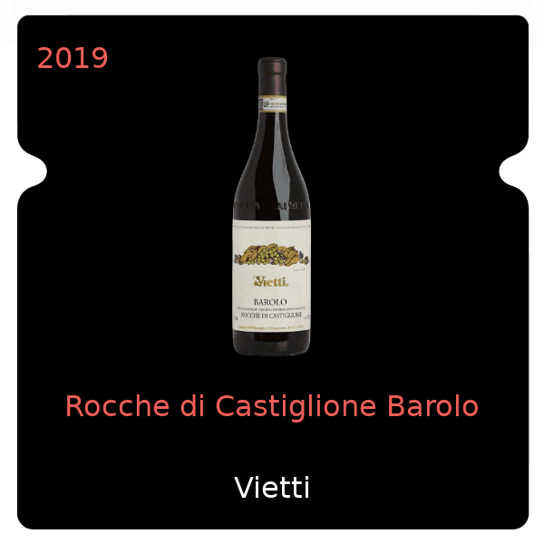 Vietti Rocche di Castiglione Barolo 2019