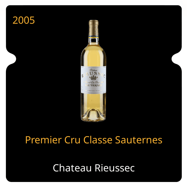 Rieussec Premier Cru Classe Sauternes 2005