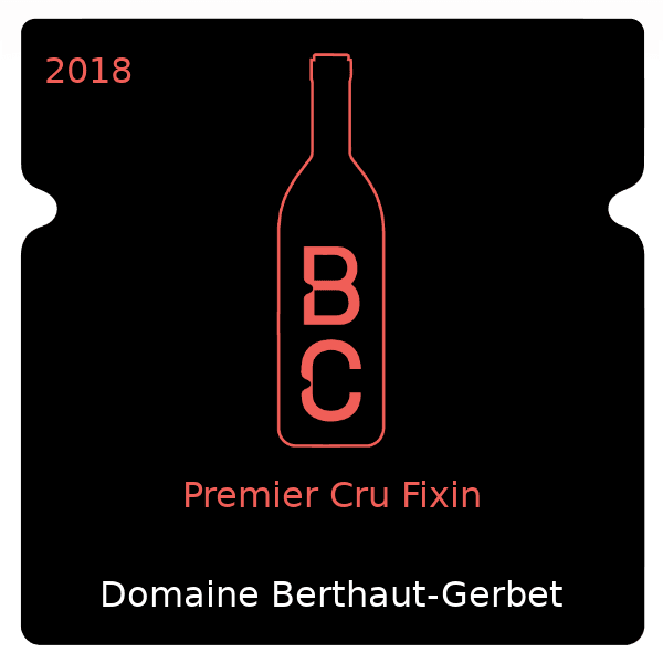Berthaut-Gerbet Premier Cru Fixin 2018