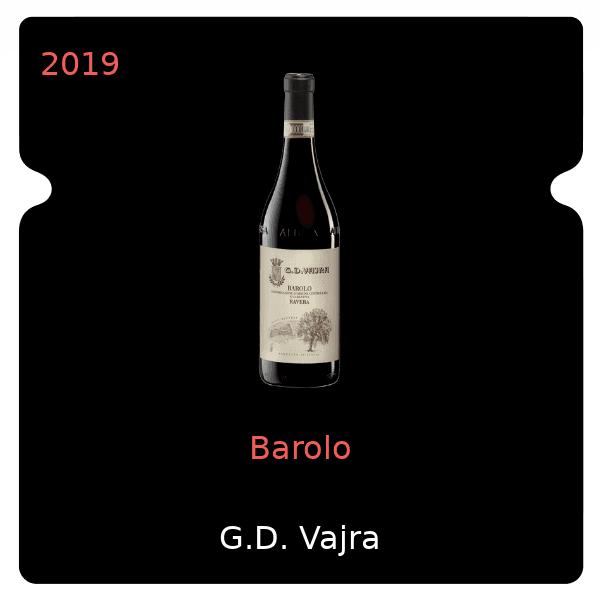 G.D. Vajra Barolo 2019