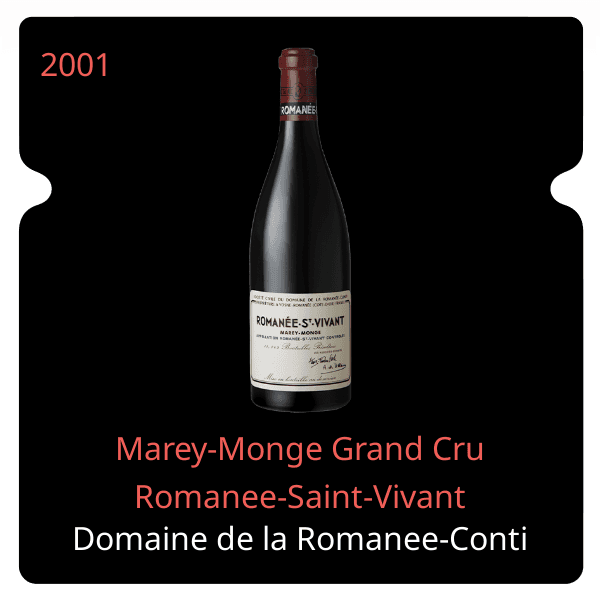 Romanee-Conti Marey-Monge Grand Cru Romanee-Saint-Vivant 2001