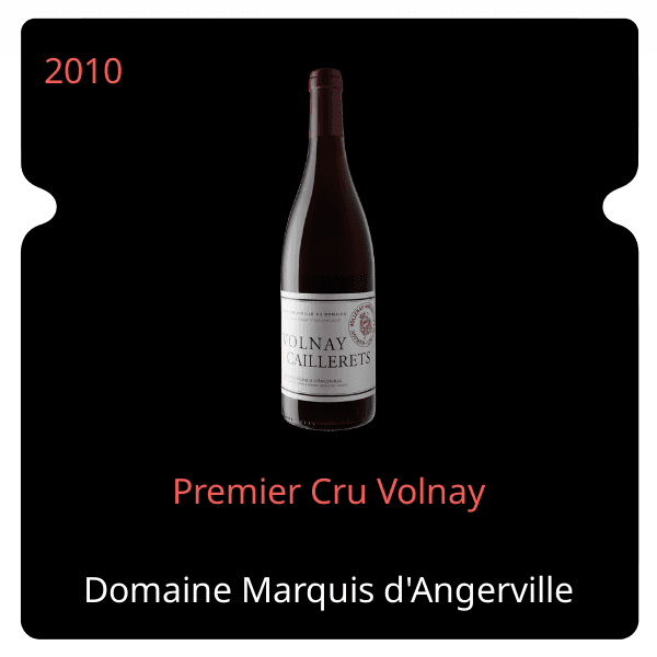Marquis d'Angerville Premier Cru Volnay 2010