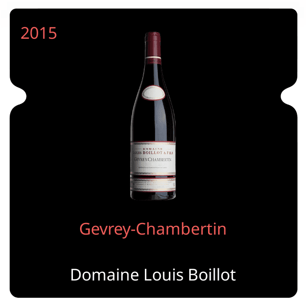 Louis Boillot Gevrey-Chambertin 2015