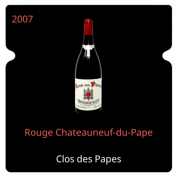 Papes Rouge Chateauneuf-du-Pape 2007