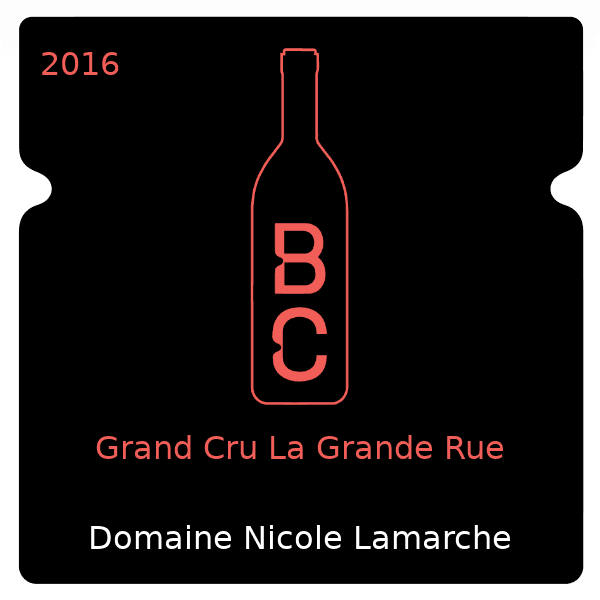 Nicole Lamarche Grand Cru La Grande Rue 2016