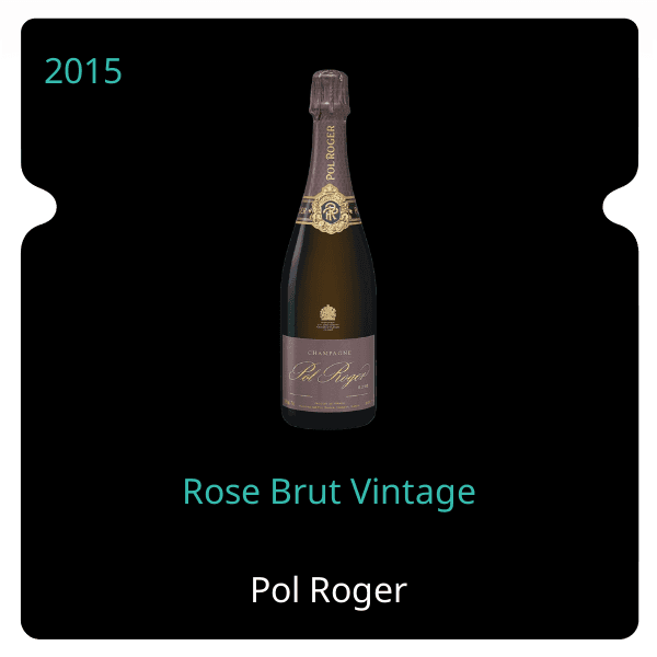 Pol Roger Rose Brut Vintage 2015