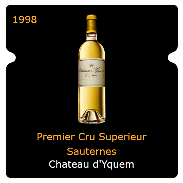 d'Yquem Premier Cru Superieur Sauternes 1998